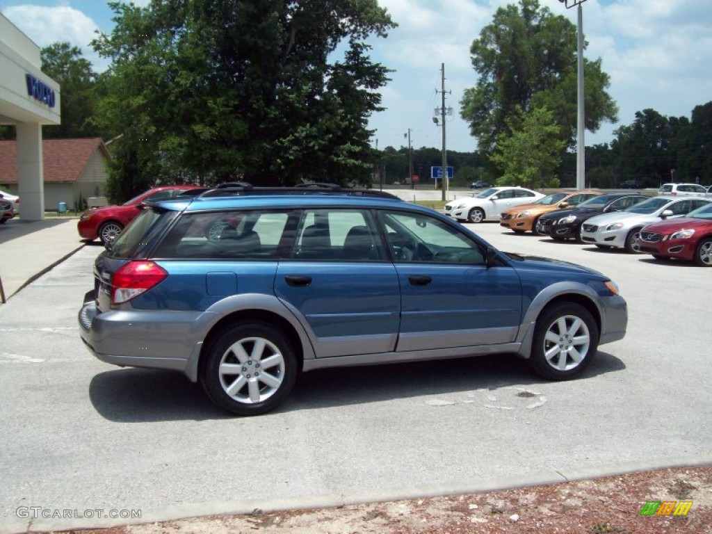2009 Outback 2.5i Special Edition Wagon - Newport Blue Pearl / Off Black photo #7