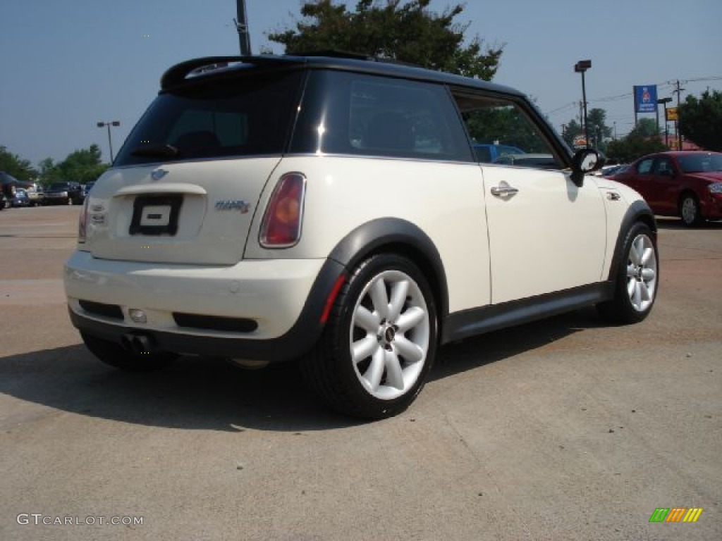 2004 Cooper S Hardtop - Pepper White / Cordoba Beige photo #3