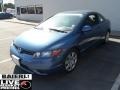 2008 Atomic Blue Metallic Honda Civic LX Coupe  photo #3