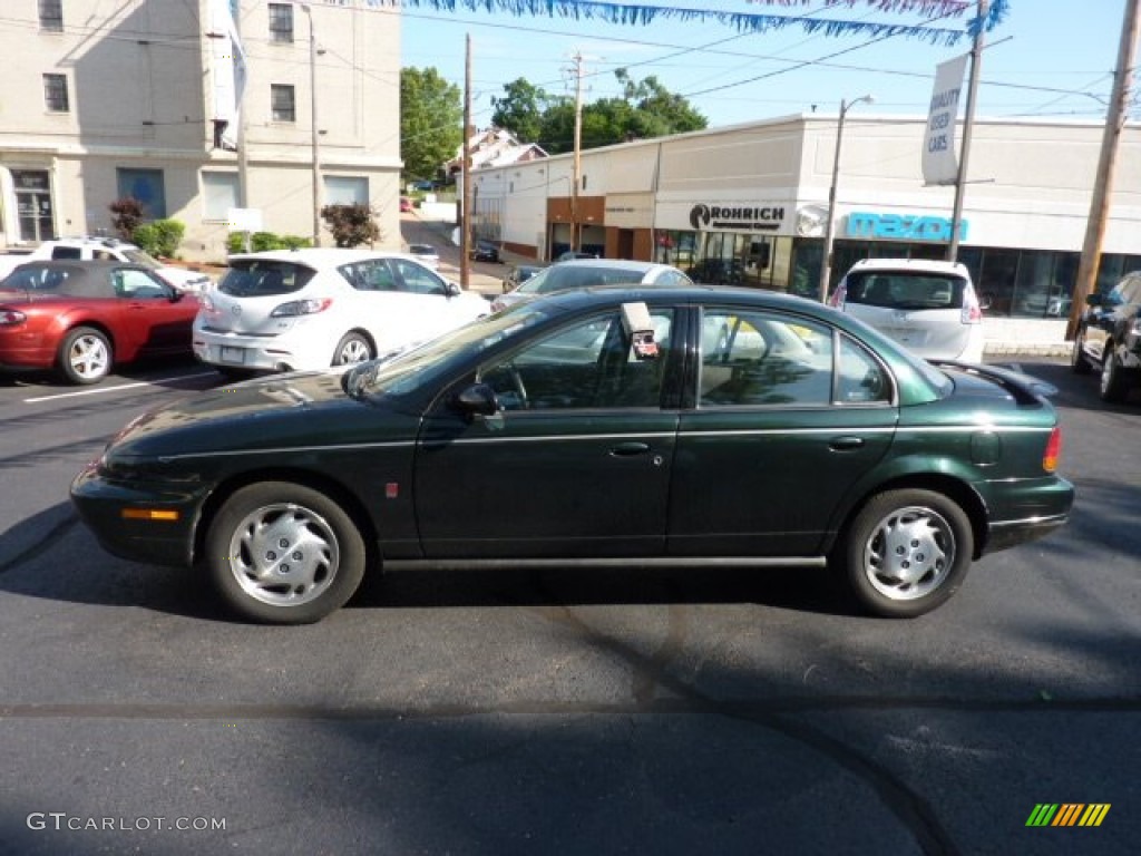 1996 S Series SL2 Sedan - Dark Green / Beige photo #2