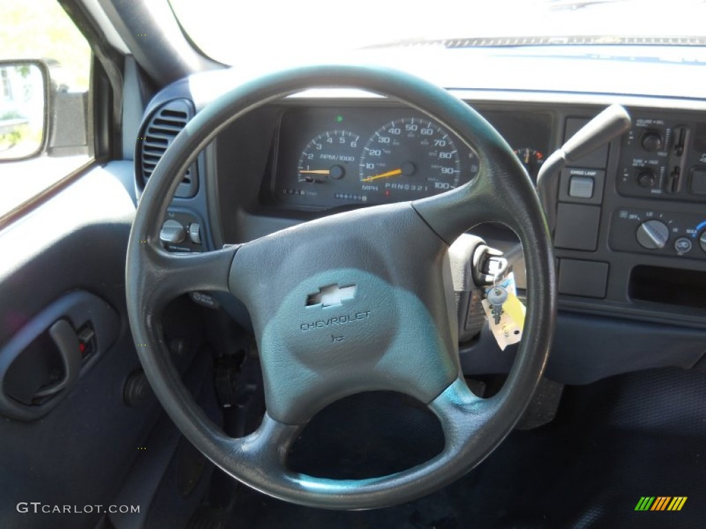 1998 Chevrolet C/K 2500 C2500 Regular Cab Chassis Blue Steering Wheel Photo #50052249