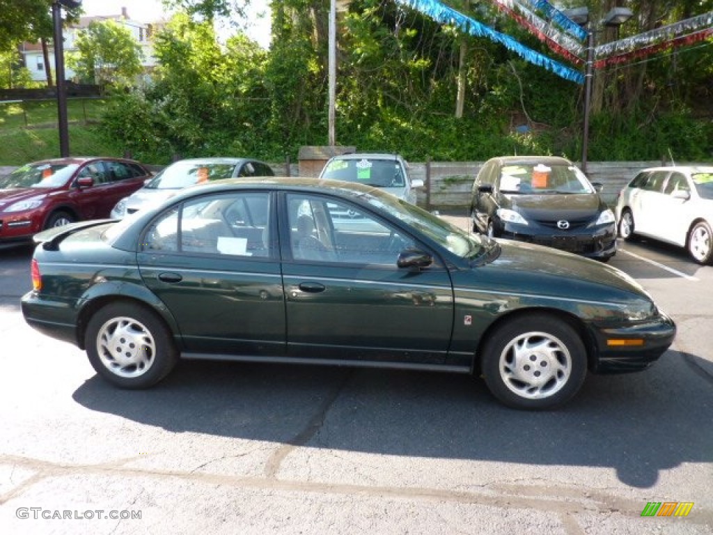 1996 S Series SL2 Sedan - Dark Green / Beige photo #6