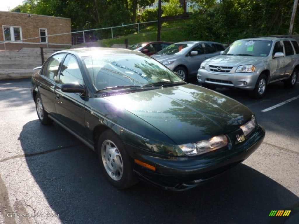 1996 S Series SL2 Sedan - Dark Green / Beige photo #10