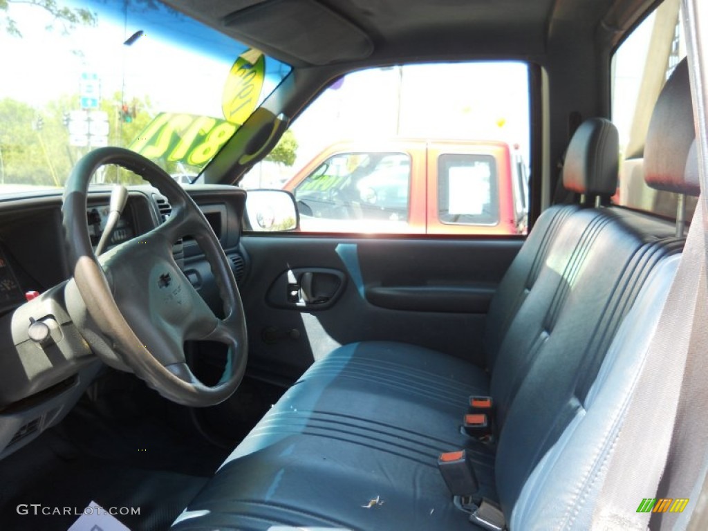 Blue Interior 1998 Chevrolet C/K 2500 C2500 Regular Cab Chassis Photo #50052408