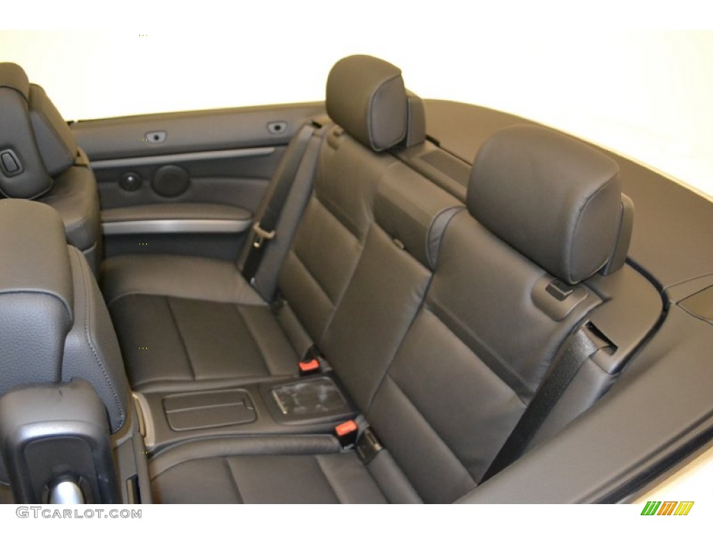 Black Dakota Leather Interior 2011 BMW 3 Series 335is Convertible Photo #50053108