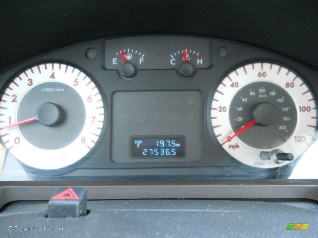 2008 Mazda Tribute i Sport Gauges Photo #50053222