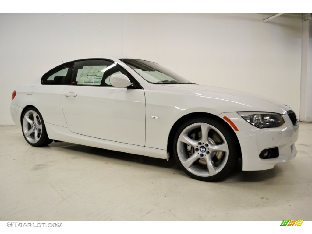 2011 3 Series 335i Coupe - Alpine White / Black Dakota Leather photo #2