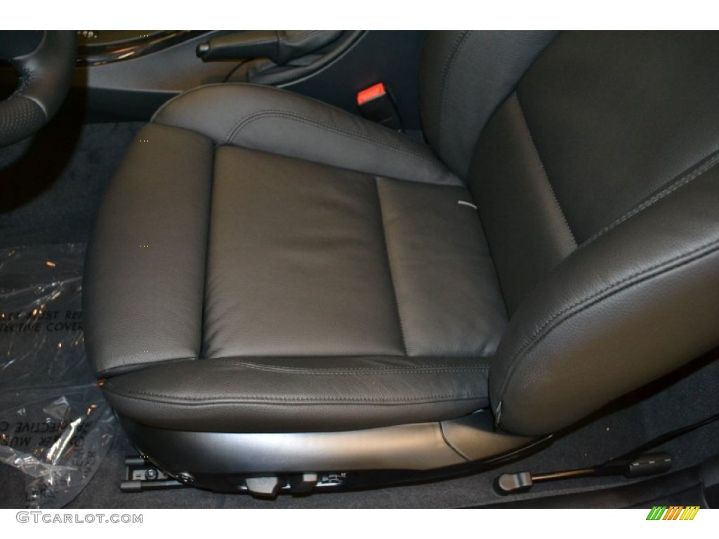 Black Dakota Leather Interior 2011 BMW 3 Series 335i Coupe Photo #50053726