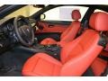 Coral Red/Black Dakota Leather Interior Photo for 2011 BMW 3 Series #50054701