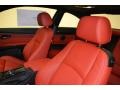 Coral Red/Black Dakota Leather Interior Photo for 2011 BMW 3 Series #50054716