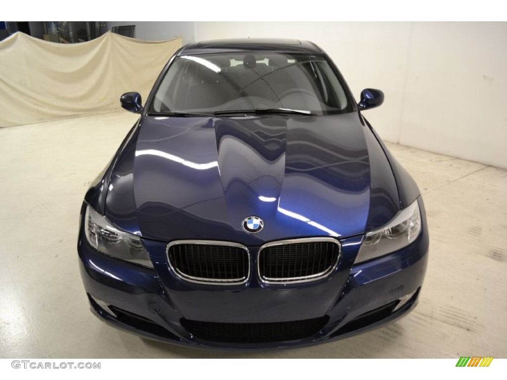 2011 3 Series 328i Sedan - Deep Sea Blue Metallic / Black Dakota Leather photo #4