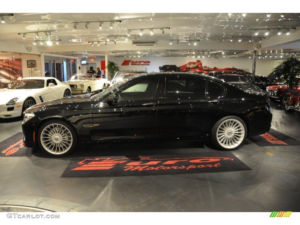 2011 7 Series Alpina B7 LWB - Carbon Black Metallic / Black photo #22
