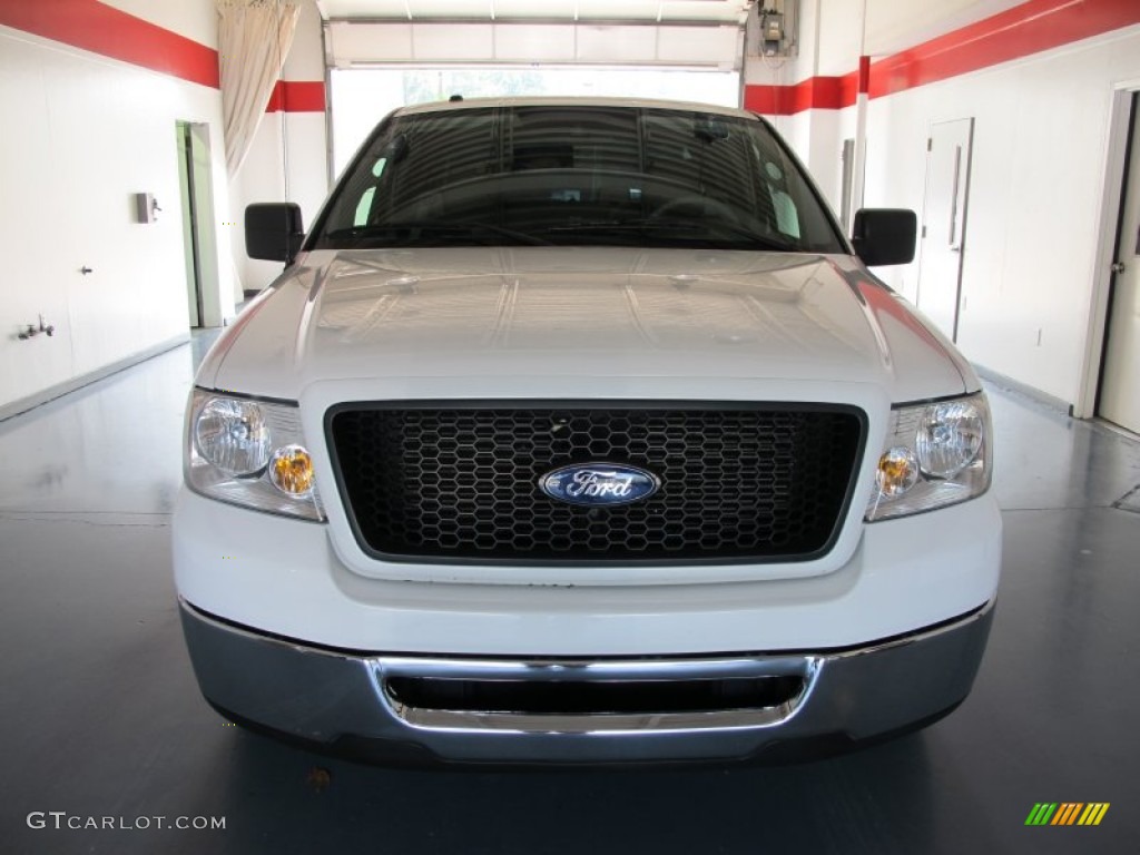 2006 F150 XLT SuperCab - Oxford White / Medium/Dark Flint photo #6