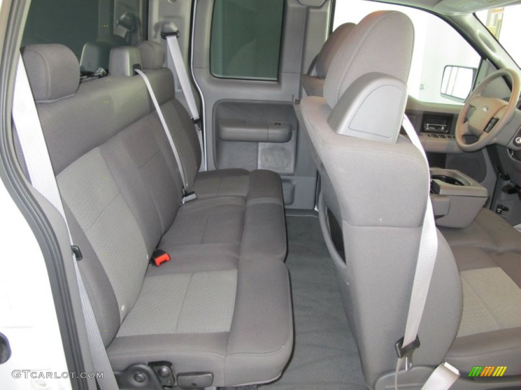 2006 F150 XLT SuperCab - Oxford White / Medium/Dark Flint photo #8