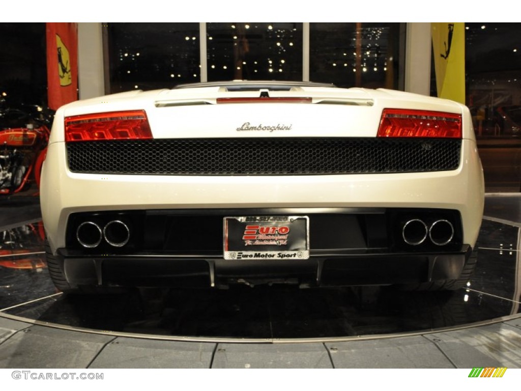 2010 Gallardo LP560-4 Spyder - Bianco Monocerus / Blu Scylla photo #5