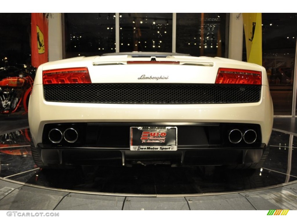 2010 Gallardo LP560-4 Spyder - Bianco Monocerus / Blu Scylla photo #10