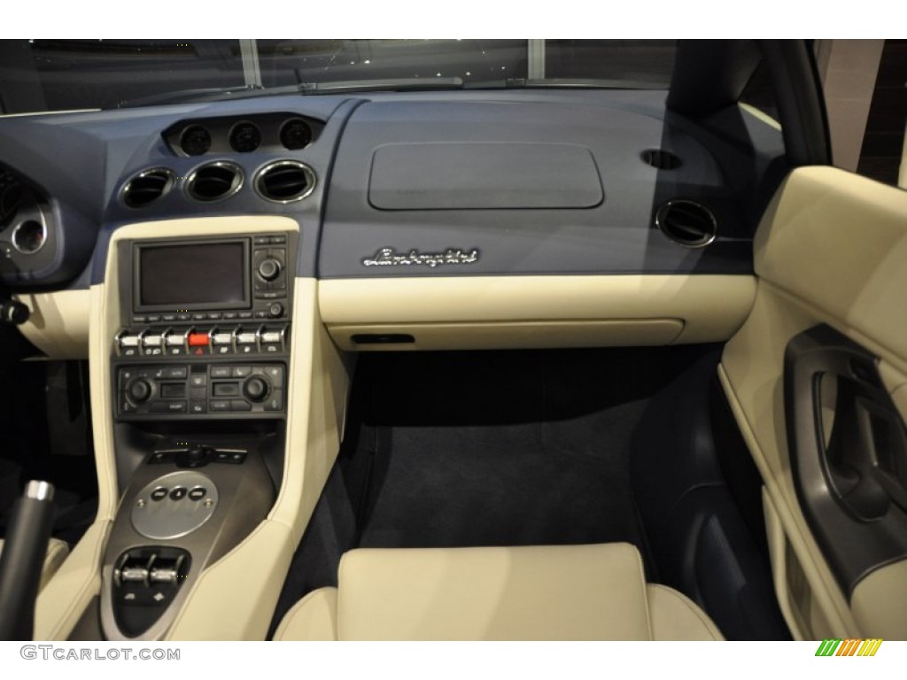 2010 Lamborghini Gallardo LP560-4 Spyder Blu Scylla Dashboard Photo #50056261