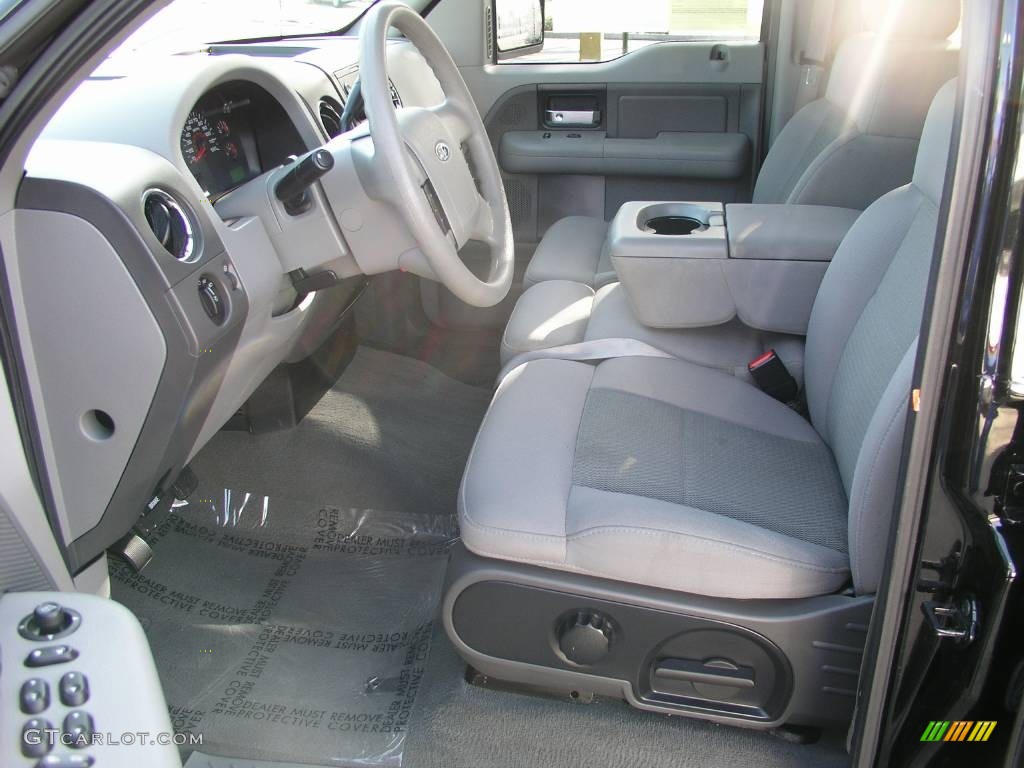 2006 F150 XLT SuperCrew - Black / Medium/Dark Flint photo #13