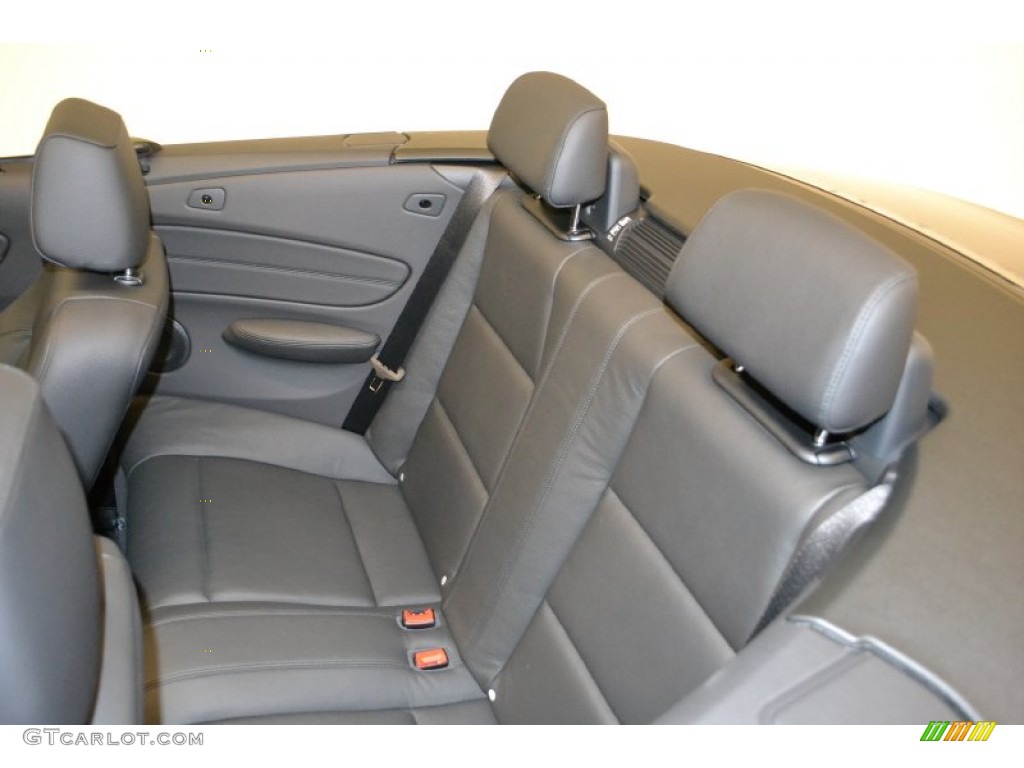Black Interior 2011 BMW 1 Series 135i Convertible Photo #50058048