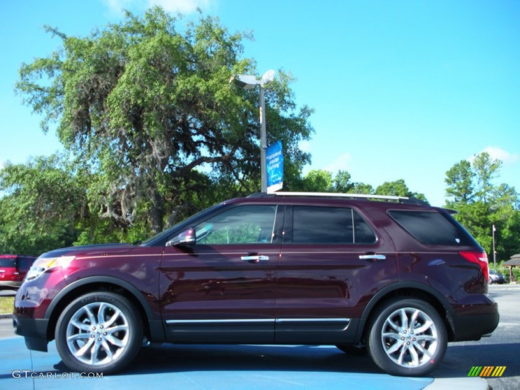 Bordeaux Reserve Red Metallic 2011 Ford Explorer Limited Exterior Photo #50058370