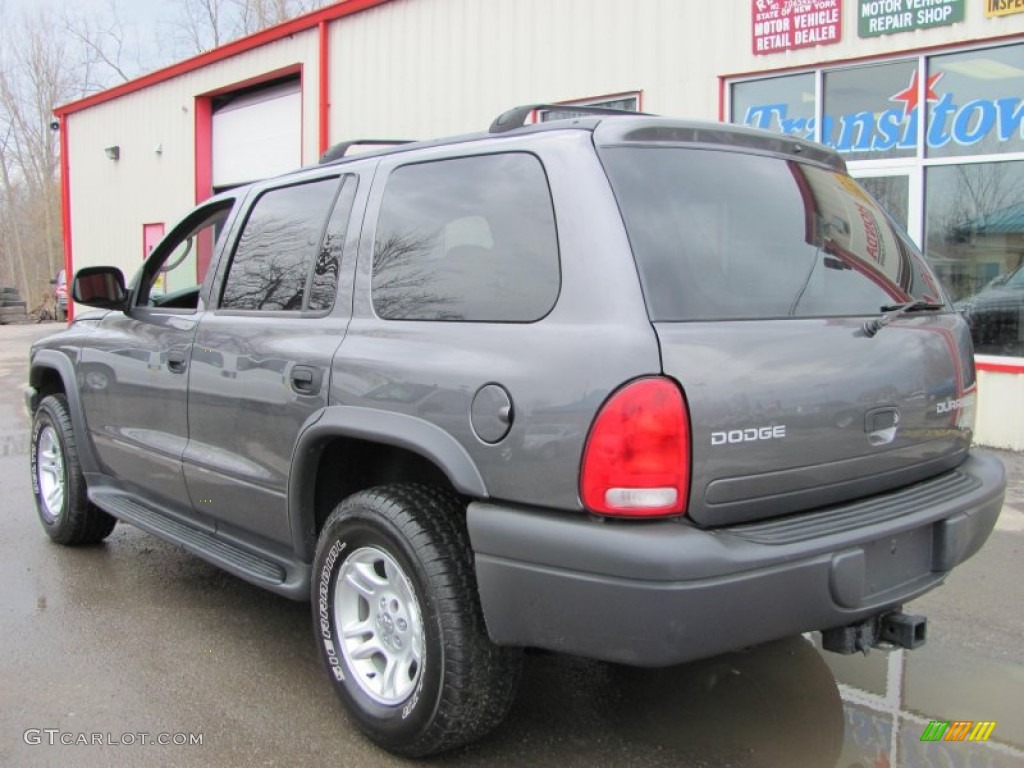 2003 Durango Sport 4x4 - Graphite Metallic / Dark Slate Gray photo #2