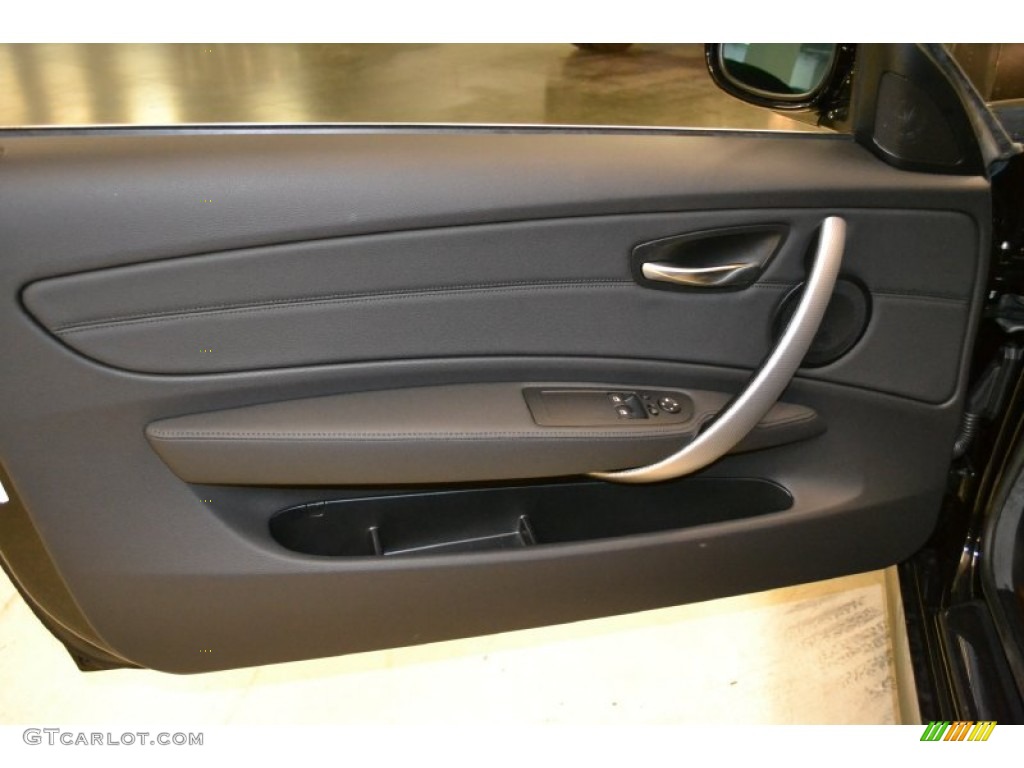 2012 1 Series 128i Coupe - Jet Black / Black photo #17