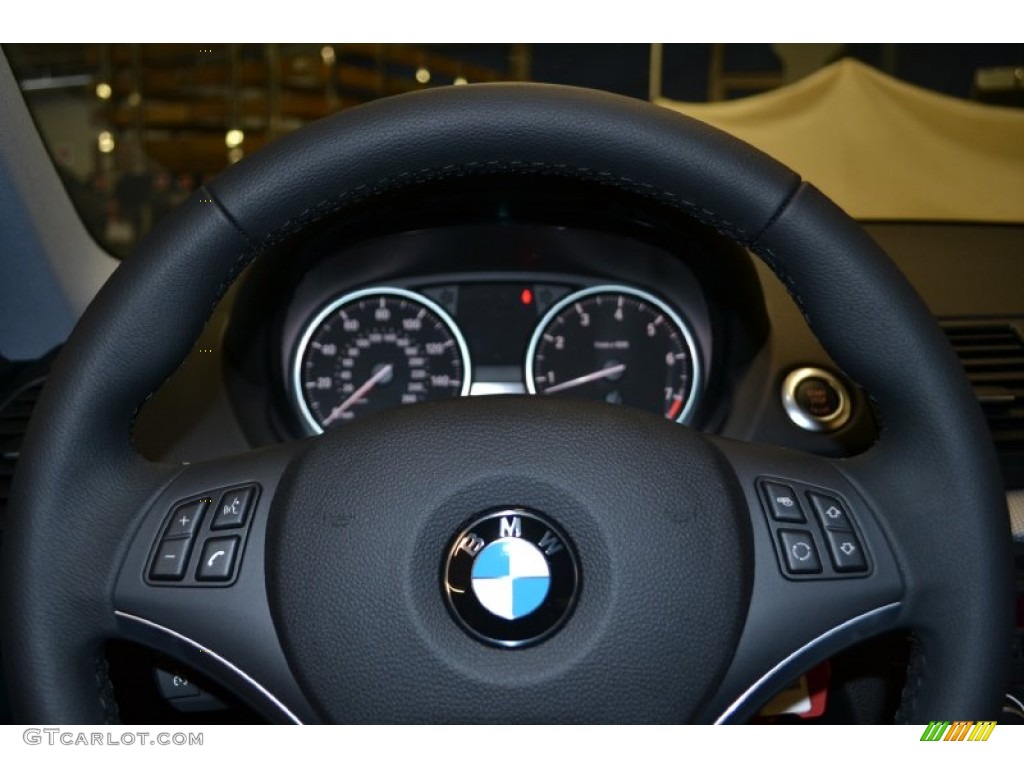 2012 1 Series 128i Coupe - Jet Black / Black photo #20