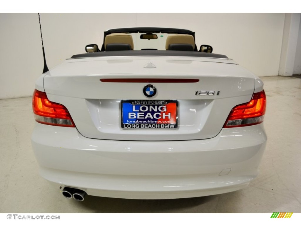 2012 1 Series 128i Convertible - Alpine White / Savanna Beige photo #6