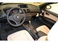Savanna Beige 2012 BMW 1 Series 128i Convertible Interior Color