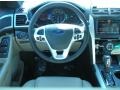 2011 White Platinum Tri-Coat Ford Explorer Limited  photo #9