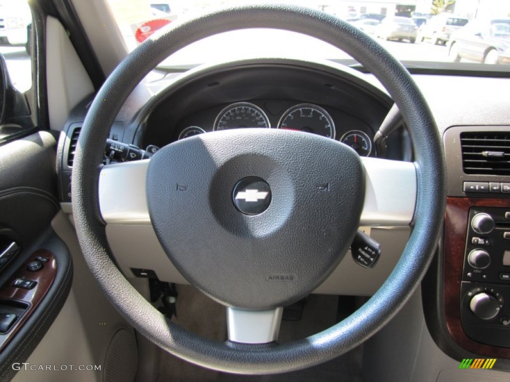 2008 Chevrolet Uplander LS Medium Gray Steering Wheel Photo #50059255