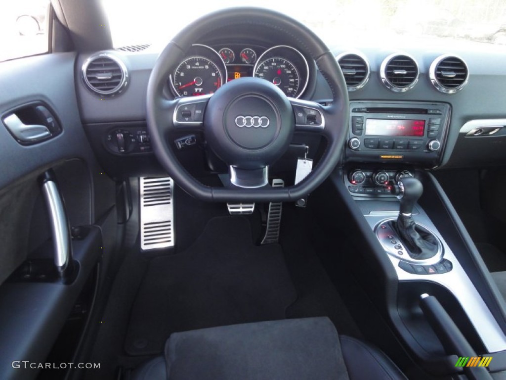 2008 Audi TT 3.2 quattro Coupe Black Dashboard Photo #50059915