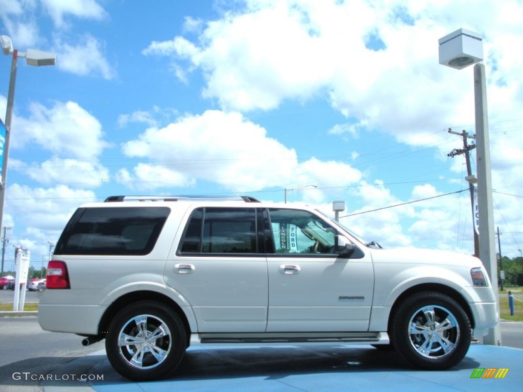 White Sand Tri Coat Metallic 2007 Ford Expedition Limited Exterior Photo #50060317