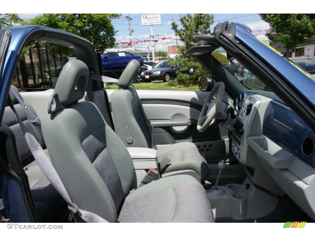 Pastel Slate Gray Interior 2006 Chrysler PT Cruiser Touring Convertible Photo #50060704