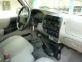 Medium Graphite 2000 Ford Ranger XLT Regular Cab 4x4 Dashboard