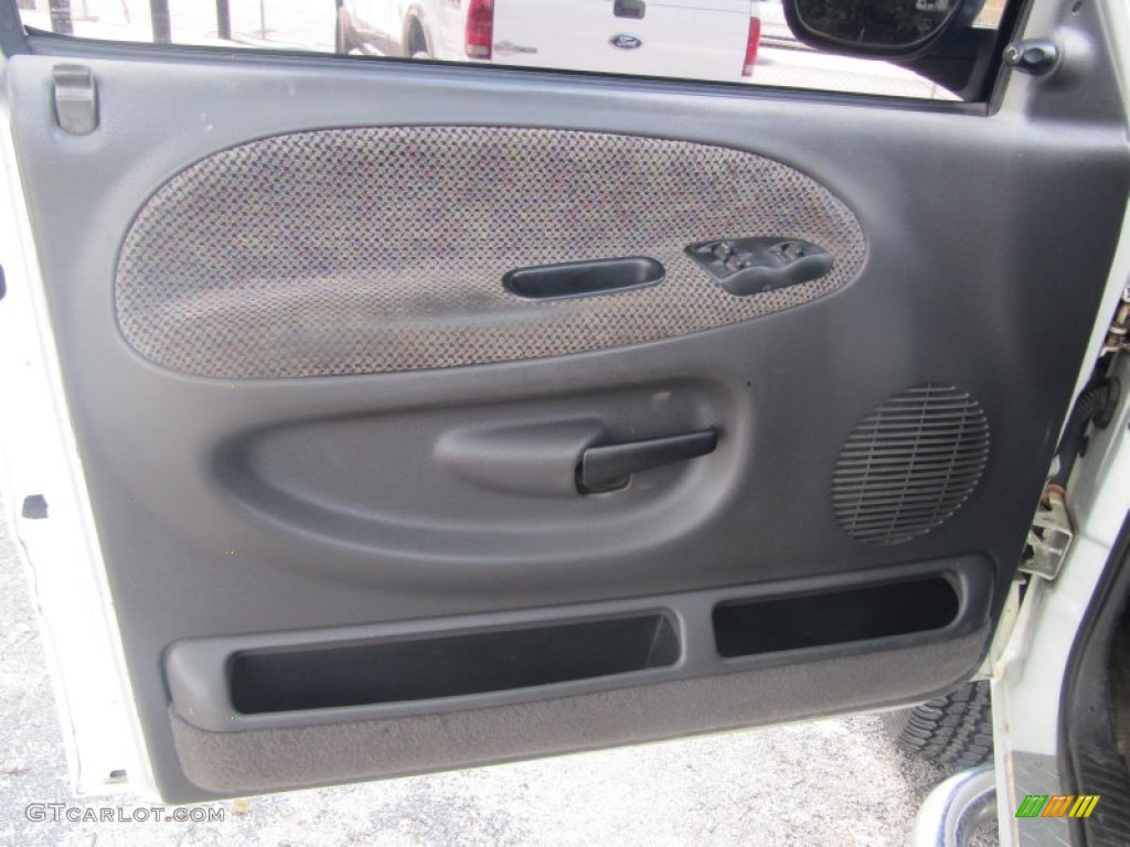 1999 Dodge Ram 2500 SLT Extended Cab 4x4 Commercial Agate Door Panel Photo #50061529
