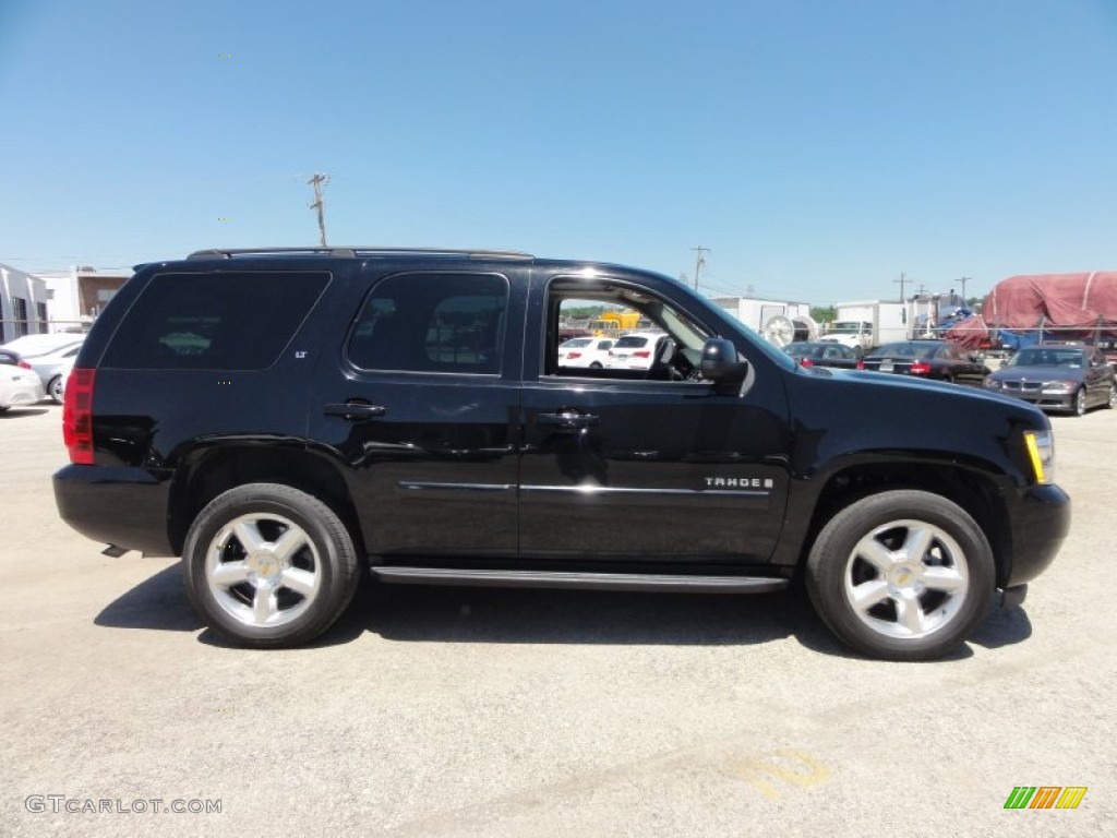 Black 2008 Chevrolet Tahoe LT 4x4 Exterior Photo #50061643