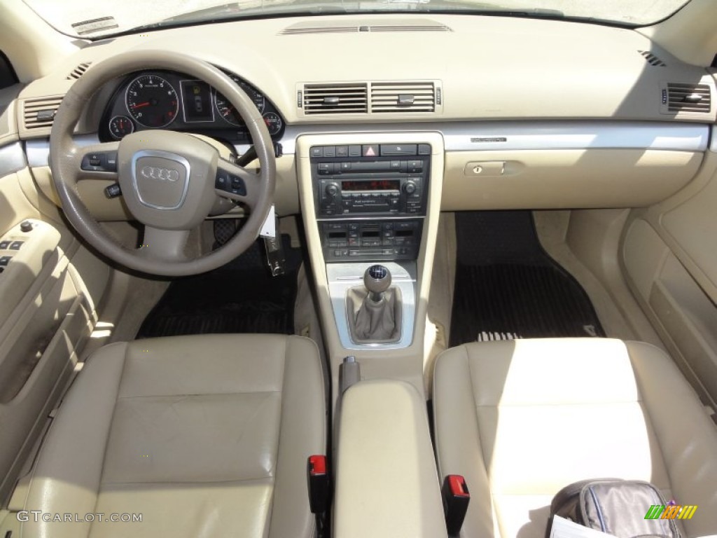 2005 Audi A4 2.0T quattro Avant Beige Dashboard Photo #50062801
