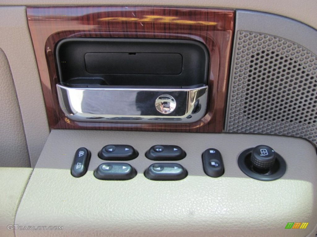 2006 F150 Lariat SuperCab 4x4 - Oxford White / Tan photo #9