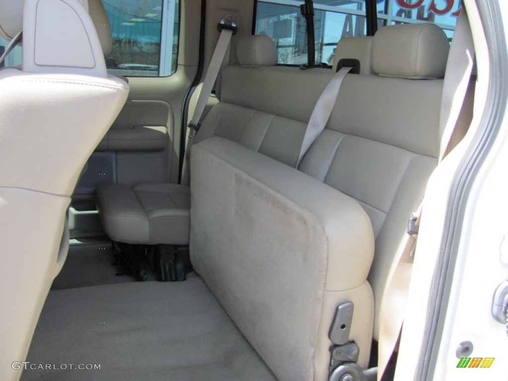 2006 F150 Lariat SuperCab 4x4 - Oxford White / Tan photo #12