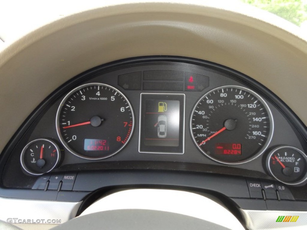 2005 Audi A4 2.0T quattro Avant Gauges Photo #50063104