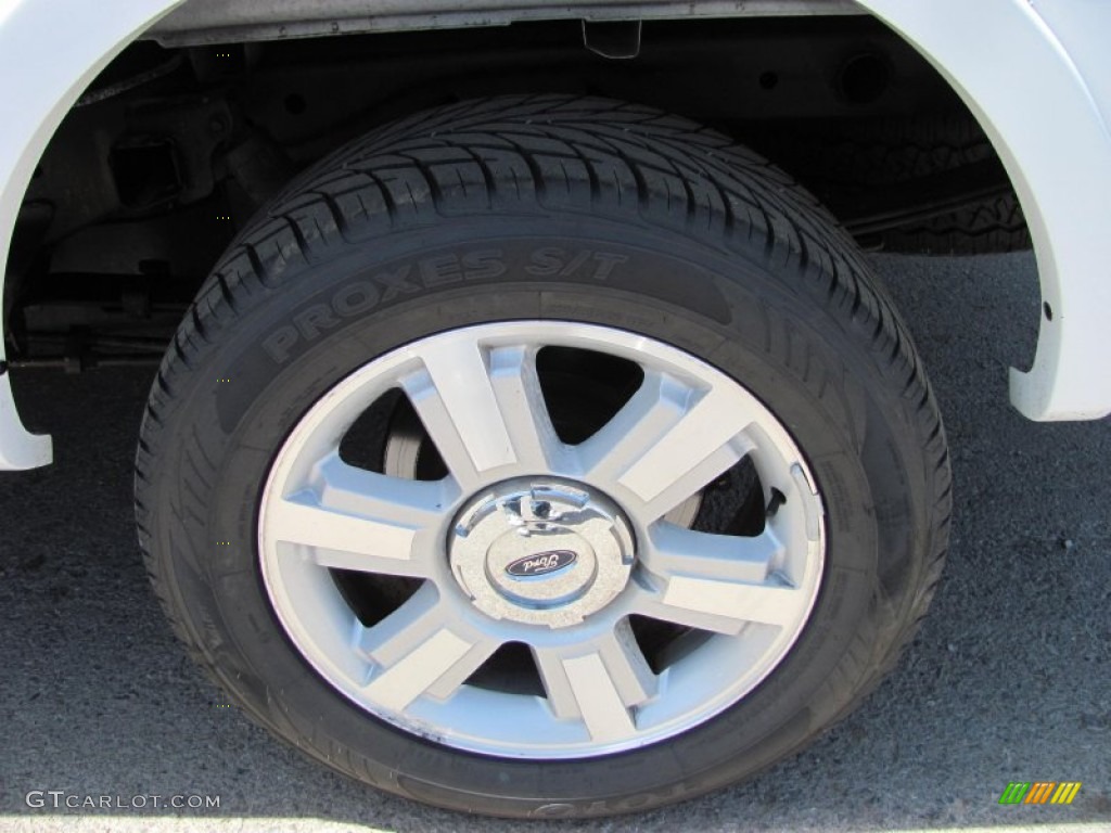 2006 F150 Lariat SuperCab 4x4 - Oxford White / Tan photo #15