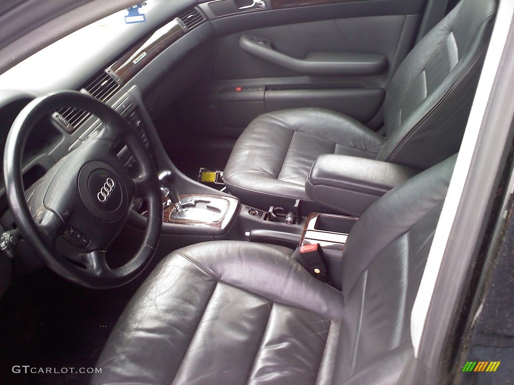Onyx Interior 2001 Audi A6 2.8 quattro Sedan Photo #50063575