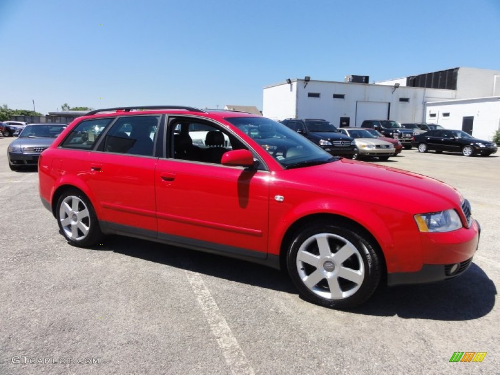 2004 A4 1.8T quattro Avant - Brilliant Red / Ebony photo #6