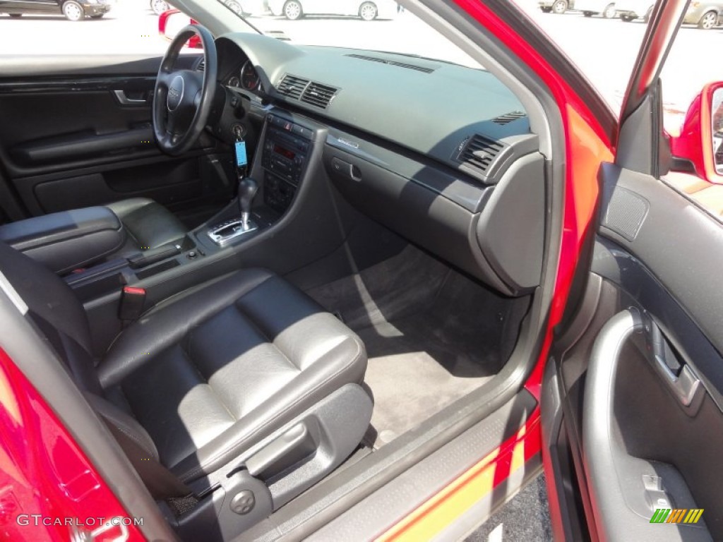 Ebony Interior 2004 Audi A4 1.8T quattro Avant Photo #50064298