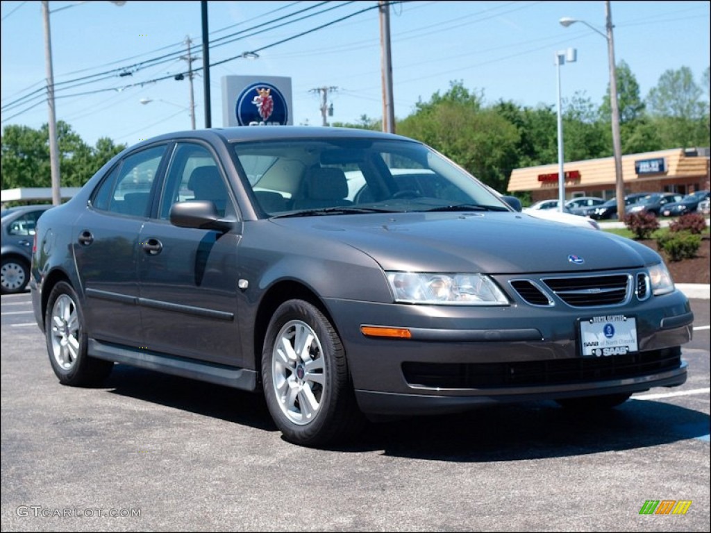 2005 9-3 Linear Sport Sedan - Smoke Beige Metallic / Parchment photo #1