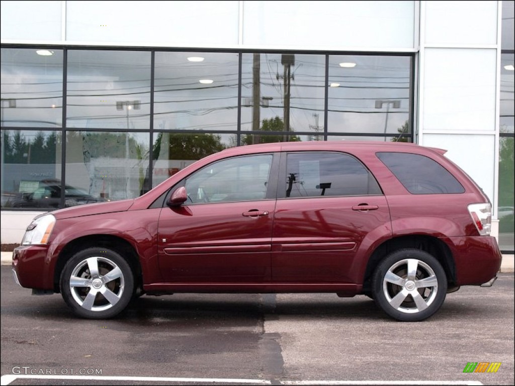 Deep Ruby Red Metallic 2008 Chevrolet Equinox Sport Exterior Photo #50064793