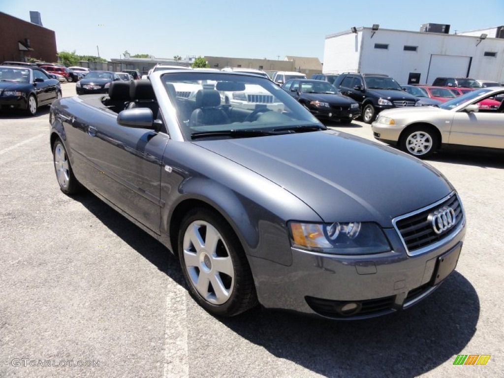 Dolphin Grey Metallic 2004 Audi A4 1.8T Cabriolet Exterior Photo #50064832