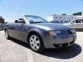 Dolphin Grey Metallic 2004 Audi A4 1.8T Cabriolet Exterior