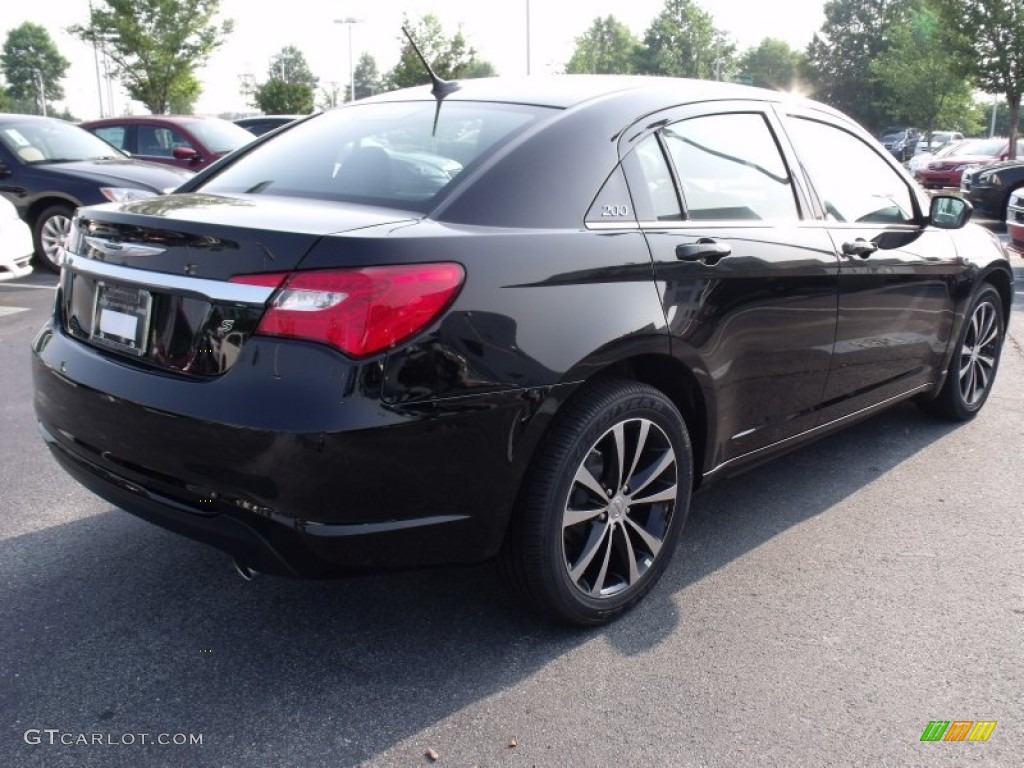 Brilliant Black Crystal Pearl 2011 Chrysler 200 S Exterior Photo #50065105